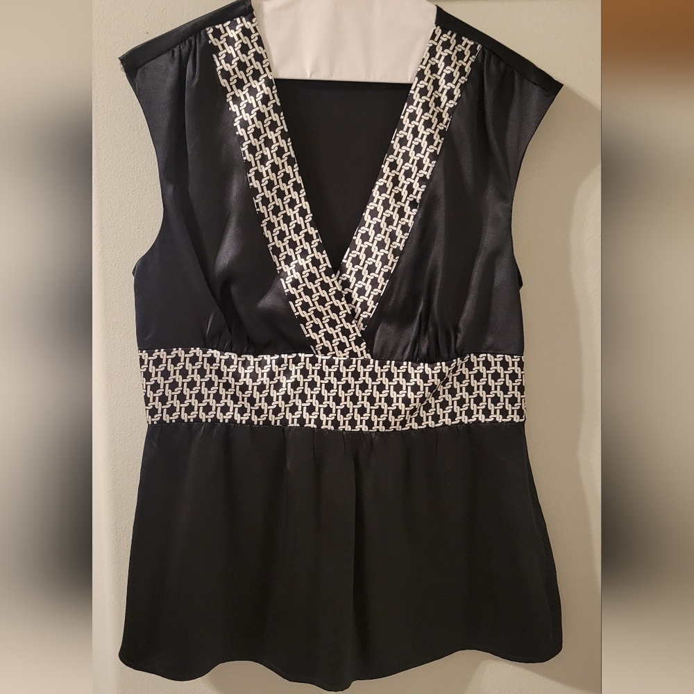 White House Black Market Women's Silk Blouse Size M